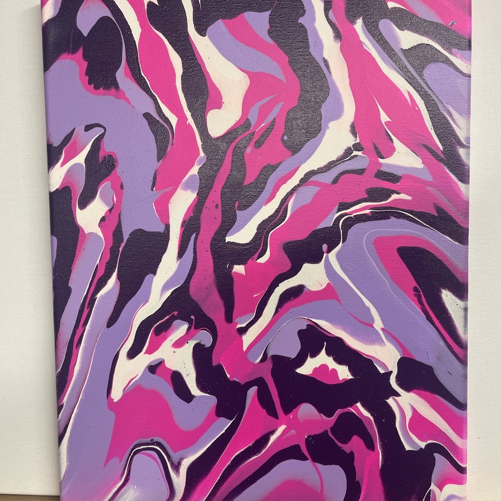 Fluid art painting